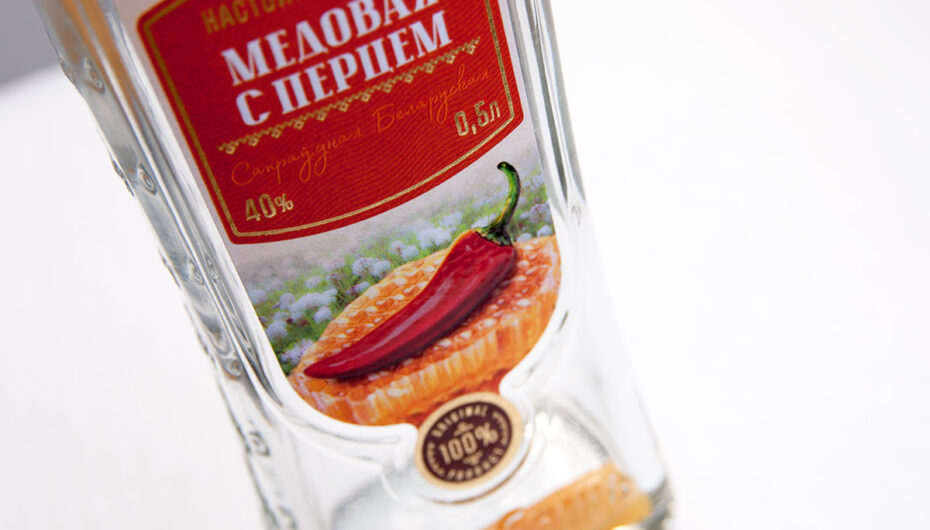 Белорусская водка «Бульбаш» медовая с перцем 🍯 🌶 Так себе и даже хуже